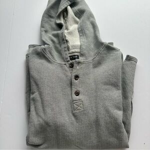 Line of Trade Men's Gray Hooded Shirt